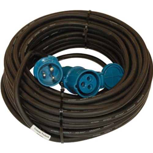Kabelsett 25m 3x2,5 kv (rett) CEE Utvendig kabel