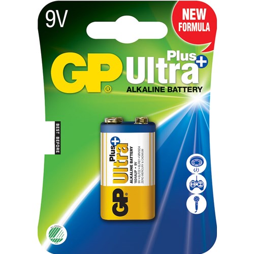 Husholdningsbatteri GP Ultra Alkaline 9 V