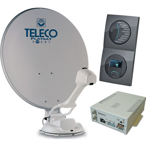 Parabol Flatsat Easy Smart S85 GPS SKEW TELECO  Automatisk parabol 12 V