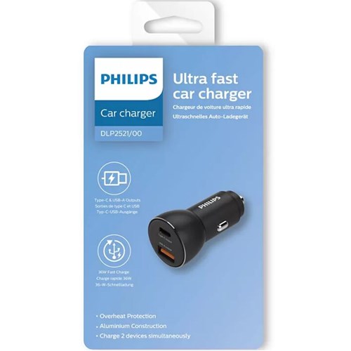 DLP2521/00 USB-Billader, USB-C, USB-A