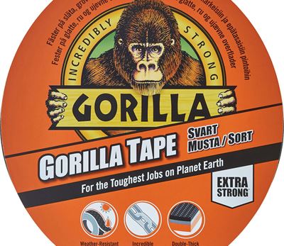 Gorilla Tape Svart 32 m x 48 mm