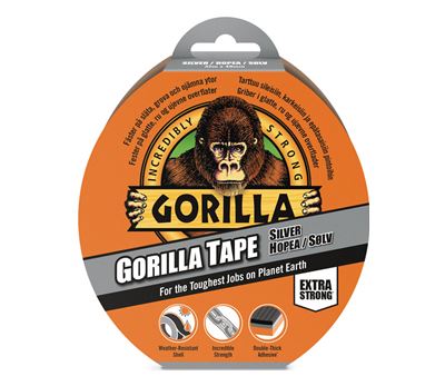 Gorilla Tape Sølv 32 m x 48 mm