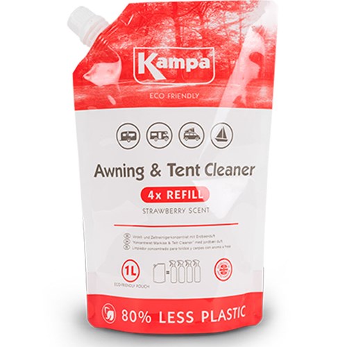 Awning &amp; Tent Cleaner Eco Pouch Refill vaskemiddel konsentrat 1 L