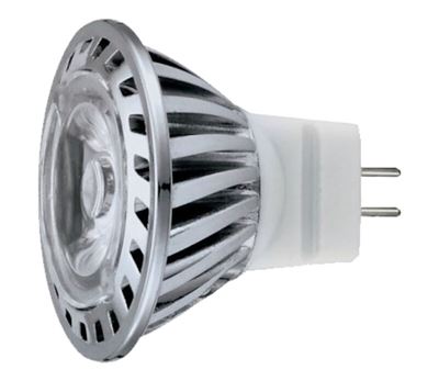 Lyspære LED MR11/GU4 1 W Kaldthvit lys MR11