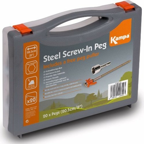 Steel Screw-in Pluggsett m/koffert