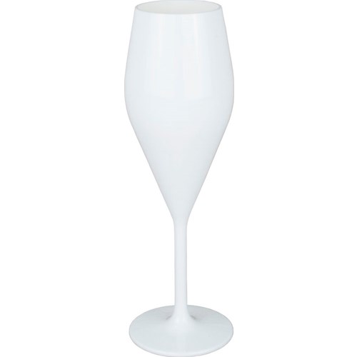 Champagneglass Eleganza Hvit 2 stk