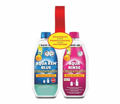 Duo-pack Aqua Kem Blue eukalyptus & Aqua Rinse 0,78 l