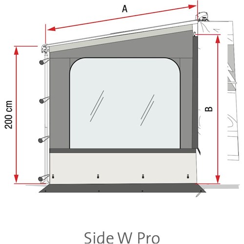 Side W Pro F80 L XL Sidevegg