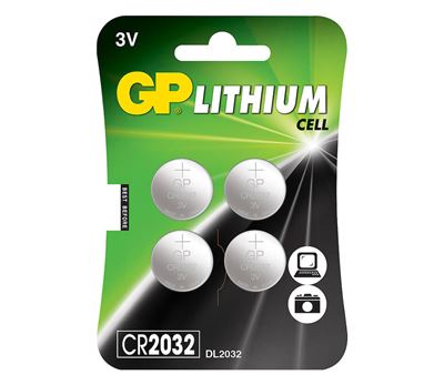 GP Litium CR 2032 batteri 4pk