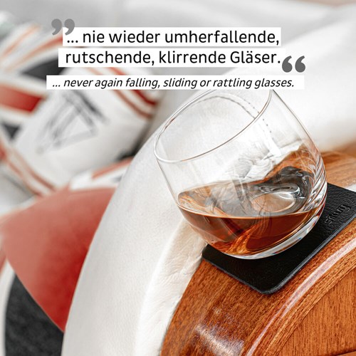Magnetisk glass - Krystall Whiskyglass 25 cl 2 stk