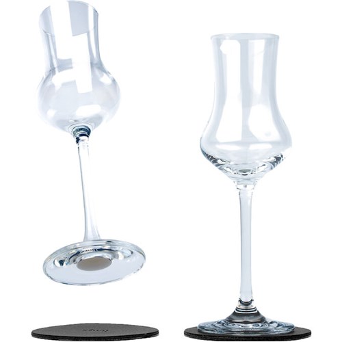 Magnetisk glass - Krystall Cognacglass m/stett 9,5 cl 2 stk