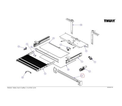 Reservedel Front Protection Slide Out Thule