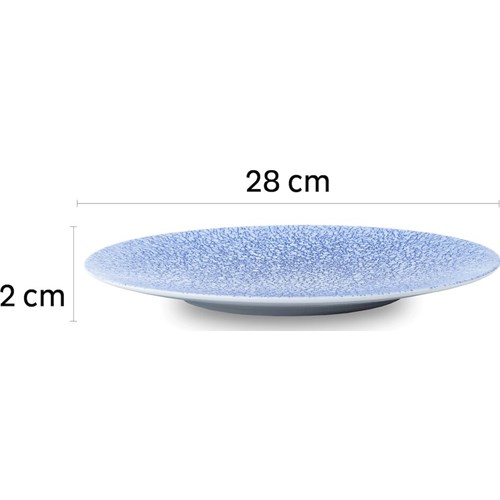 Magnetisk Tallerken - Porselen &#216; 28 cm ocean 2 stk