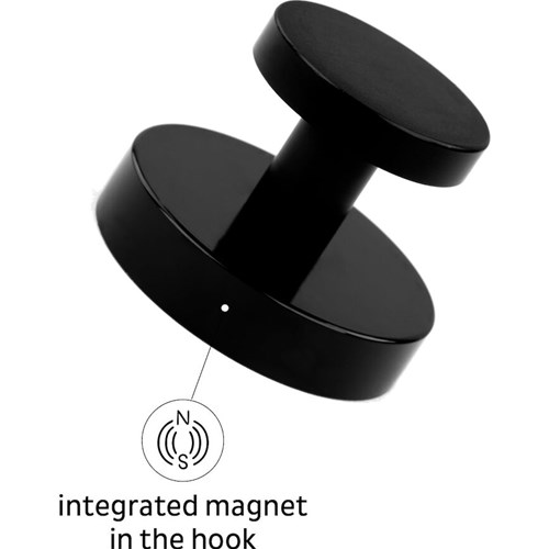 Magnetisk krok Spot m/ magnetpad svart