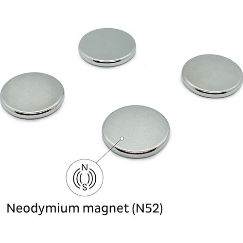 Magnet Power m/pads 4 x 4 stk